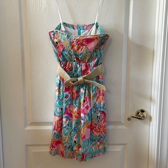 Lilly Pulitzer Dresses & Skirts - Lilly Pulitzer Strapless FLAMINGO Dress